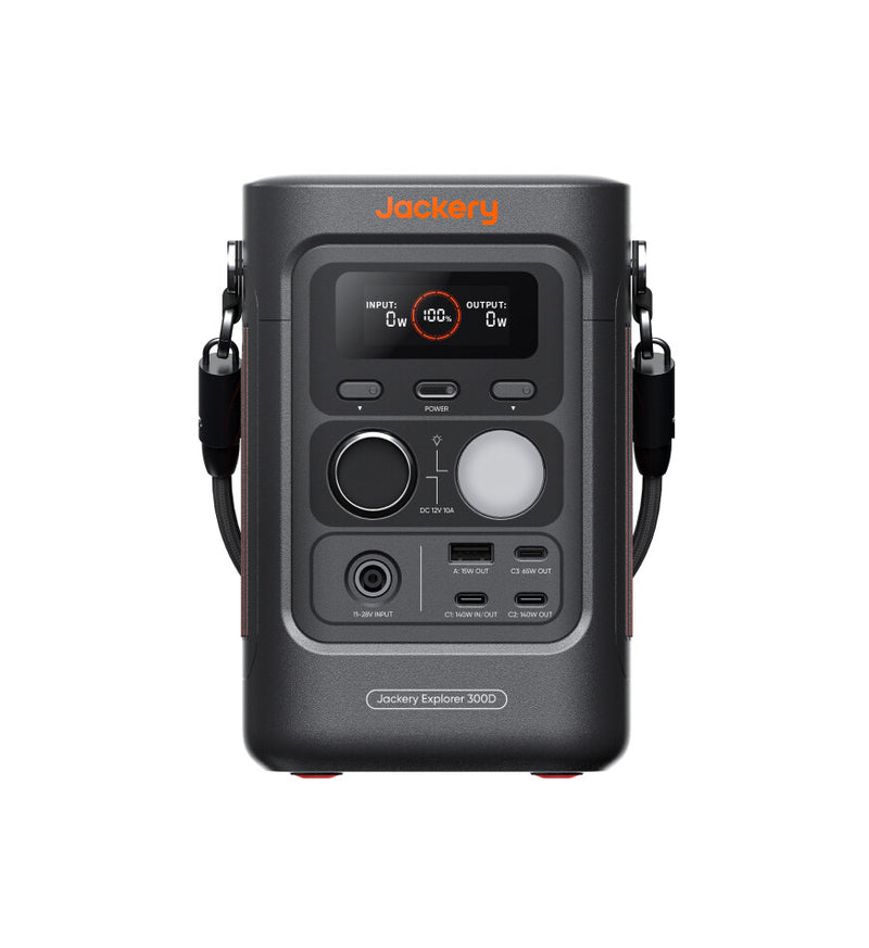 Jackery Explorer 300D Bærbar energistation 4 Lithium jern fosfat (LiFePO4) 15000 mAh 140 W 2,5 kg