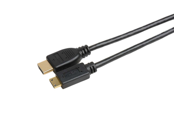 Prokord MiniHDMI M-HDMI M 001 HDMI-kabel 1 m HDMI Type A (Standard) HDMI Type C (Mini) Sort