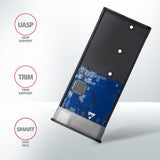 Axagon EEM2-SB2 drevkabinet SSD kabinet Sort M.2