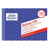 Avery 1742 regnskabsblanket og -bog A6 40 Sider