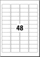 Sigel LA315 adresse- og postetiket Hvid