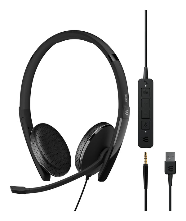 EPOS ADAPT 165T USB II Kablet Høretelefoner Sort