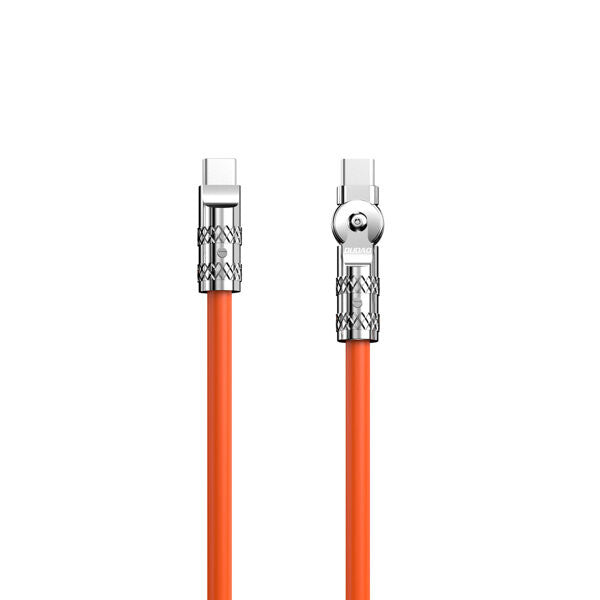 DUDAO L24CC 120W USB-C - USB-C Cable USB-kabel 1 m USB C Orange