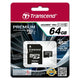 Transcend TS64GUSDU1 hukommelseskort 64 GB MicroSDXC MLC Klasse 10