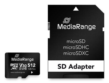 MediaRange MR947 hukommelseskort 512 GB MicroSDXC UHS-I Klasse 10