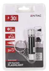 Entac EFL-5LED-KC-BL lommelygte Sort Nøglering med lommelygte LED