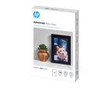 HP Advanced-fotopapir, blankt, 250 g/m2, 10 x 15 cm (101 x 152 mm), 100 ark