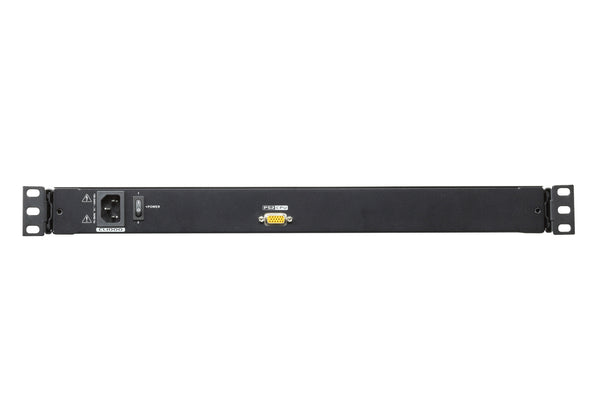 ATEN CL1000M rack-konsol 43,2 cm (17") 1280 x 1024 pixel Metal, Plast Sort 1U