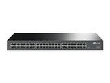 TP-Link TL-SG1048 netværksswitch Ikke administreret Gigabit Ethernet (10/100/1000) 1U Sort