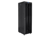 Lanberg FF01-6842-12BL stativ 42U Fritstående reol Sort