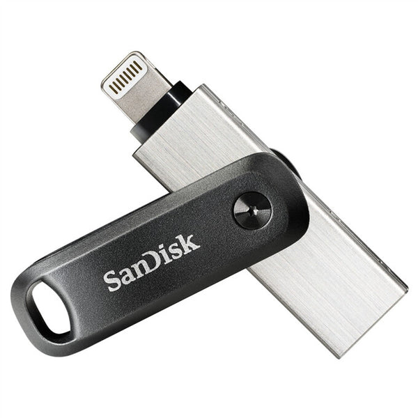 SanDisk 00183588 USB-nøgle 128 GB USB Type-A / Lightning 3.2 Gen 1 (3.1 Gen 1) Sort, Sølv