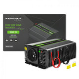 Qoltec Monolith strømadapter og vekselret Automatisk 600 W Sort