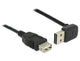 DeLOCK 1m, USB 2.0-A - USB 2.0-A USB-kabel USB A 0,48 Gbit/sek. Sort