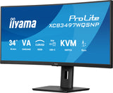 iiyama ProLite XCB3497WQSNP-B1 computerskærm 86,4 cm (34") 3440 x 1440 pixel UltraWide Quad HD LED Sort
