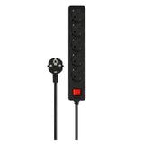 Savio LZ-15 smart strømskinne 5 AC stikkontakt(er) Universel 5 m 0 2500 W Sort