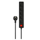 Savio LZ-15 smart strømskinne 5 AC stikkontakt(er) Universel 5 m 0 2500 W Sort