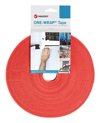 Velcro One Wrap Tape kabelsamler Velcro cable tie Polypropylen (PP) Rød 1 stk