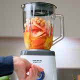 Taurus OPTIMA GO 1500 Bordplade blender 1500 W Sort, Hvid