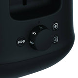 Tefal TT340830 brødrister 7 2 skive(r) 850 W Sort, Rustfrit stål