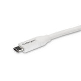 StarTech.com USB2C5C4MW USB-kabel USB 3.2 Gen 1 (3.1 Gen 1) 4 m USB C 0,48 Gbit/sek. 100 W Hvid