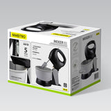 Maestro MR-550 røremaskine og mikser Bordmixer 600 W Sort