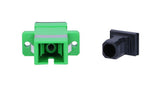 Extralink ADAPTER SC/APC SM SIMPLEX GREEN - Adapter fiber adapter SC/APC 1 stk Grøn
