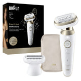 Braun Silk·épil 9 Flex 9-030 3D 40 pincetter Hvid, Guld