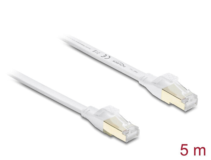DeLOCK 81028 netværkskabel Hvid 5 m Cat8.1 U/FTP (STP)