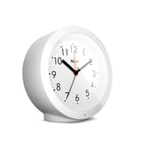 Mebus 25629 vækkeur Quartz alarmur Hvid