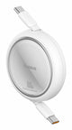 Baseus Free2Pull USB-kabel 1 m USB C 0,48 Gbit/sek. 100 W Hvid