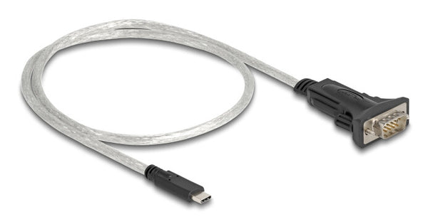 DeLOCK 64266 serielkabel Sort, Transparent 0,5 m USB C RS-422/RS-485