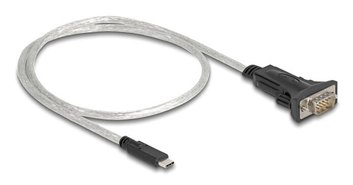DeLOCK 64266 serielkabel Sort, Transparent 0,5 m USB C RS-422/RS-485