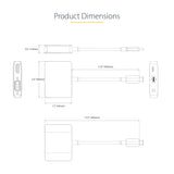 StarTech.com 122-USBC-HDMI-4K-VGA USB grafisk adapter 3840 x 2160 pixel Grå