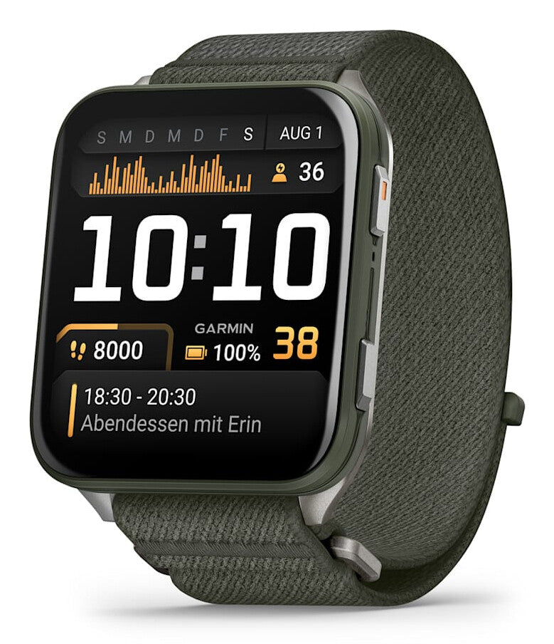Garmin Venu X1 5,08 cm (2") AMOLED Digital 448 x 486 pixel Berøringsskærm Grå Wi-Fi GPS (satellit)