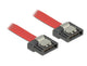 DeLOCK 83833 SATA-kabel 0,2 m SATA 7-pin Rød