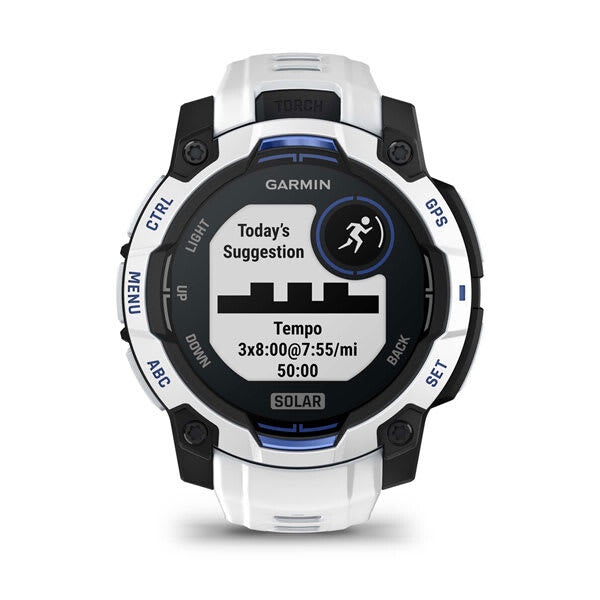 Garmin Instinct 3 2,29 cm (0.9") MIP 45 mm Digital 176 x 176 pixel Berøringsskærm Sort, Hvid GPS (satellit)