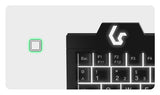 KeySonic KSK-3210ELU (DE) tastatur Hjem USB QWERTZ Tysk Sort