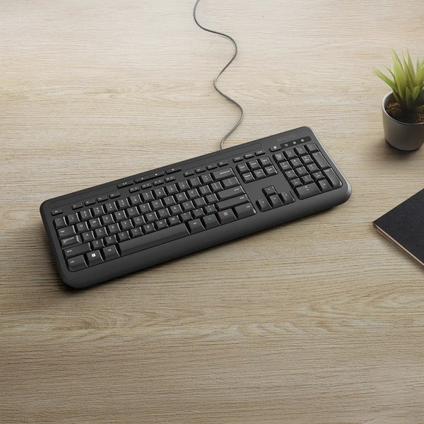Incase Designed by Microsoft Wired Keyboard 600 tastatur Universel USB QWERTY UK engelsk Sort