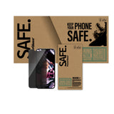 PanzerGlass SAFE. by ® 2-Way Privacy Skærmbeskyttelse iPhone 17e | 16e | 14 | 13 | 13 Pro | Ultra-Wide Fit
