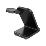 FIXED FIXPOS-SA-BK oplader til mobil enhed SmartWatch, Smartphone, Hovedtelefoner Sort USB Trådløs opladning Hurtig opladning Indendørs