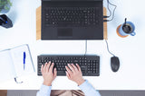 Trust Primo tastatur Mus inkluderet Kontor USB Tysk Sort