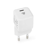 Nedis WCMPD30W100WT oplader til mobil enhed Smartphone, Tablet Hvid Vekselstrøm Indendørs