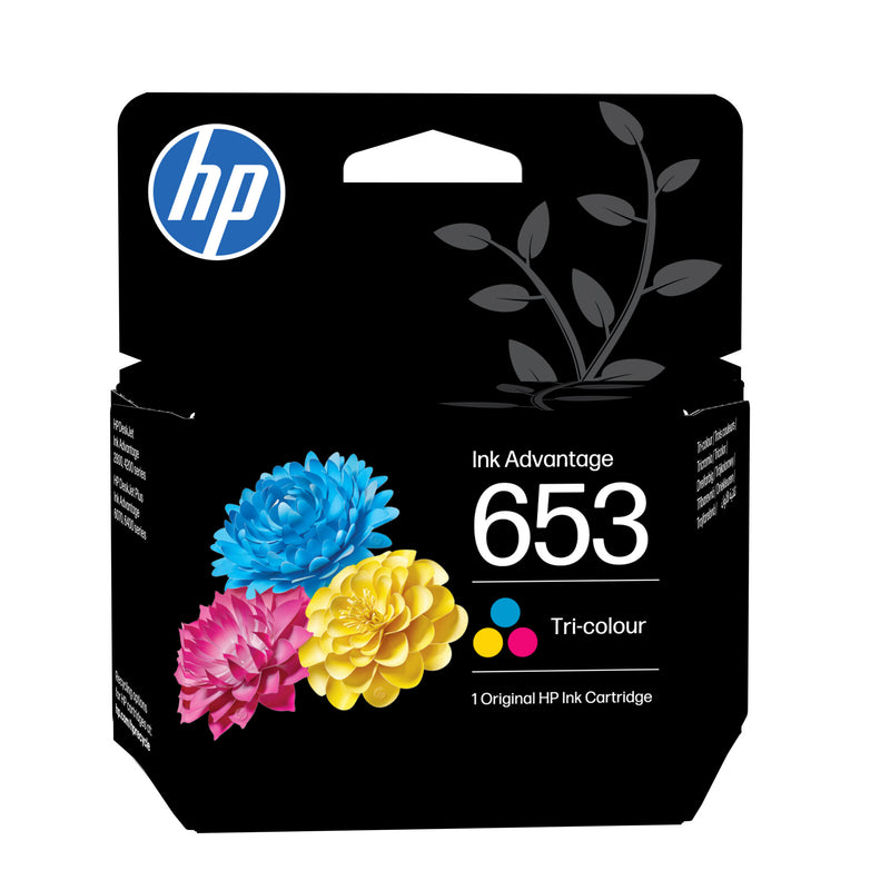 HP Original 653 Advantage-blækpatron, trefarvet