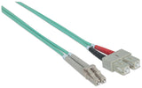 Intellinet 750158 InfiniBand og fiberoptisk kabel 2 m LC SC Turkisfarve