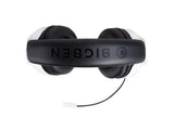 BIG BEN PS4OFHEADSETV3WHITE hovedtelefoner/headset Ledningsført Spil Sort, Hvid