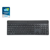 Targus Sustainable Energy Harvesting EcoSmart tastatur Universel Bluetooth QWERTY Nordisk Sort