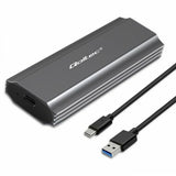 Qoltec 52271 drevkabinet SSD kabinet Grå M.2