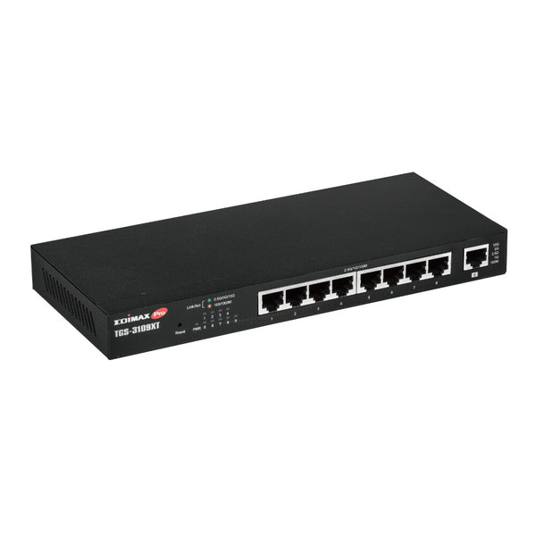 Edimax TGS-3109XT netværksswitch Administreret 2.5G Ethernet (100/1000/2500) Desktop Sort