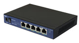 ALLNET 201875 Ikke administreret 2.5G Ethernet (100/1000/2500) Strøm over Ethernet (PoE) Bord-/vægmontering Sort