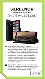 Screenor SMART mobiltelefon etui 16 cm (6.3") Tegnebogsetui Sort